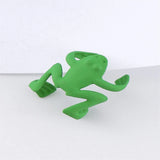 Green Frog Ear Cuffs Clip Earrings for Women Girls No Piercing Jewelry