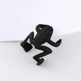 Green Frog Ear Cuffs Clip Earrings for Women Girls No Piercing Jewelry