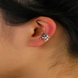 Green Frog Ear Cuffs Clip Earrings for Women Girls No Piercing Jewelry