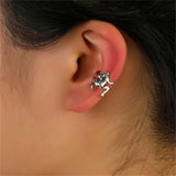 Green Frog Ear Cuffs Clip Earrings for Women Girls No Piercing Jewelry