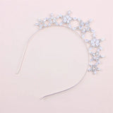 Hollow Star Zircon Hair Hoop Headdress Bride Small Fresh Wedding Accessories