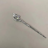 Moonstone Hair Stick Minimalist Silver Butterfly Hair Chopsticks Hairpin