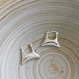 Irregular National Style S925 Silver Earrings Female