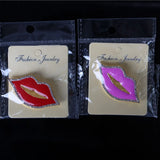 Personality Lips Brooch Jewelry Gift For Women/men Scarf Wedding