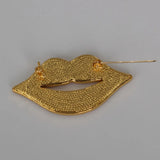 Personality Lips Brooch Jewelry Gift For Women/men Scarf Wedding