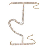 Long Tassel Arm Chain Adjustable Rhinestone Bangle Multi-layer Arm Bracelet