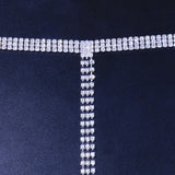 Long Tassel Arm Chain Adjustable Rhinestone Bangle Multi-layer Arm Bracelet