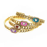 Wave Oil Drop Micro Inlay Zircon Bracelet for Women