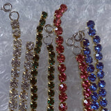 Bling Crystal Tassel Hair Chain Bridal Wedding Jewelry for Women