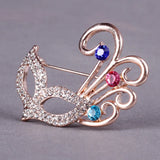 Personality Mask Brooch Jewelry For Women