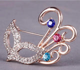 Personality Mask Brooch Jewelry For Women