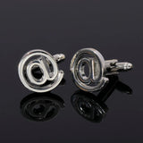 Men's Cufflinks Symbol Cuff Links Hollow Out French Shirt Suit Tuxedo Business