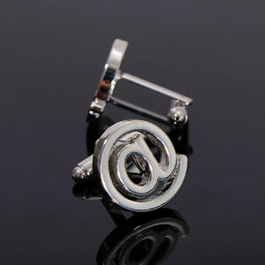 Men's Cufflinks Symbol Cuff Links Hollow Out French Shirt Suit Tuxedo Business