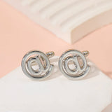 Men's Cufflinks Symbol Cuff Links Hollow Out French Shirt Suit Tuxedo Business