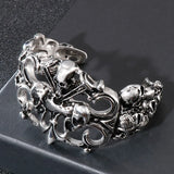 Personality Men's Stainless Steel Skull Bracelet