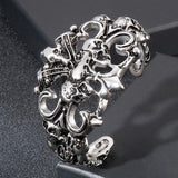 Personality Men's Stainless Steel Skull Bracelet