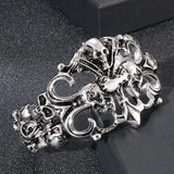 Personality Men's Stainless Steel Skull Bracelet