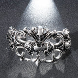 Personality Men's Stainless Steel Skull Bracelet