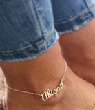 Anklet Lady's Foot Jewelry Stainless Steel Chain Gift