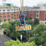 Cartoon Character Name Necklace Kids Gift
