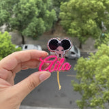 Cartoon Character Name Necklace Kids Gift