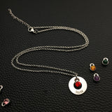 Personality Necklace with Birthstones, High Birthstones, Long Necklaces