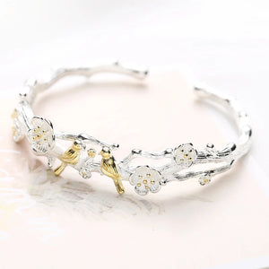 Personality 925 Sterling Silver Open Bracelet