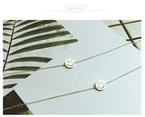 Smiling Face Charm Bracelet, 925 Sterling Silver Jewelry