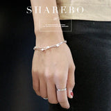 925 Sterling Silver Bracelet Female High-quality