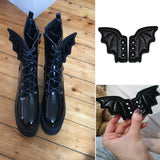 PU Shoe DIY Accessories Bats Glitter Shoe Wings Ornament