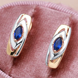 Pointed Zircon Silver Clip Earrings for Women