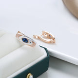Pointed Zircon Silver Clip Earrings for Women
