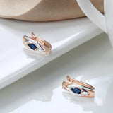 Pointed Zircon Silver Clip Earrings for Women