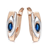 Pointed Zircon Silver Clip Earrings for Women