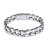 Personality Punk Stainless Steel Bracelet Silver