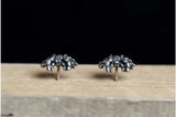 Spider Earrings 925 Sterling Silver Studs