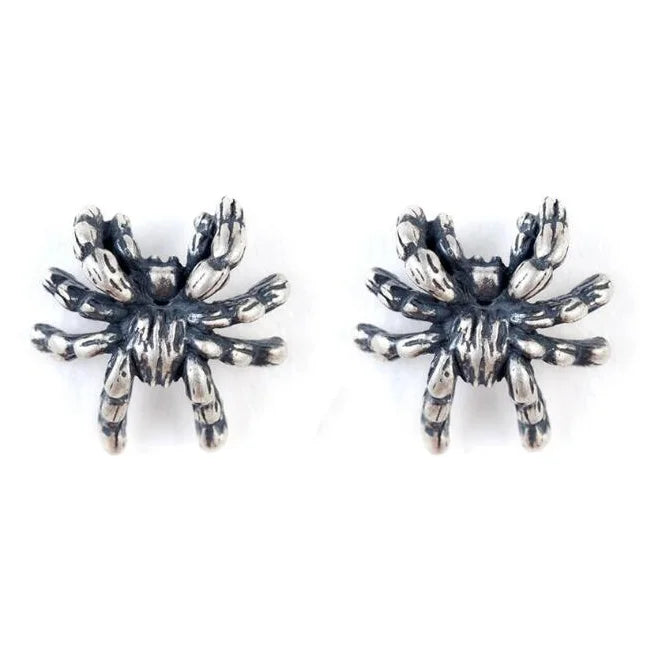 Spider Earrings 925 Sterling Silver Studs