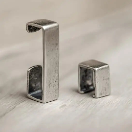 Sterling Silver Geometry Square Ear Cuff Clip Earrings
