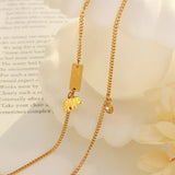 Small Elephant Zircon Anklet for Women Charm Anklet Animal Jewelry