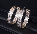 Retro Hoop Earrings for Women Wedding Party E10089