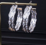 Retro Hoop Earrings for Women Wedding Party E10089