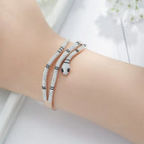 Geometric Zircon Open Bracelet for Women Gift