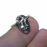 Gothic Demon Baby Stud Earrings Devil Prajna Skull Earrings
