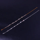 Personality Rhinestone Ladies Anklet Crystal Fish Hook Bare Foot Chain