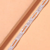 Hollow Out Rhinestone Anklet Foot Jewelry Beach Bare Foot Chain