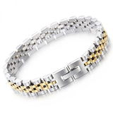Men's Stainless Steel Chain Bracelet Classic Punk Wind Bracelet