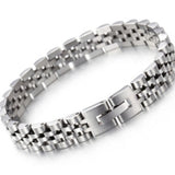Men's Stainless Steel Chain Bracelet Classic Punk Wind Bracelet