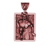 Stainless Steel Skull Devil Pendant Motorcycle Party Steampunk Pendant