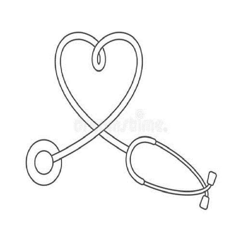 Personality Stethoscope Necklace Stainless Steel Engraved Name Choker
