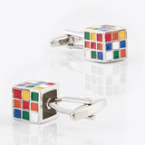 Rubiks Cube Cufflinks Casual Banquet Accessories